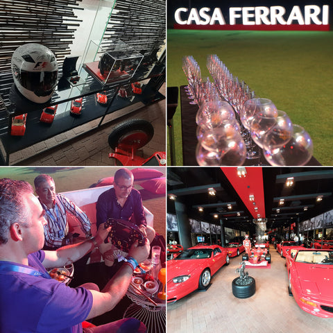 Layout of images from Casa Ferrari, Yas Marina, Abu Dhabi, December 2019