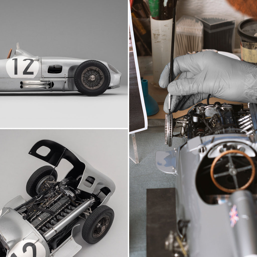 Mercedes-Benz W196 Monoposto - Sir Stirling Moss - Race Weathered at 1:8 scale