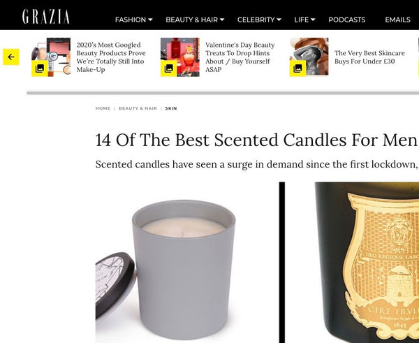 GRAZIA recommend Thomas Clipper candles