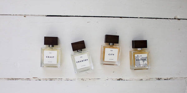 The range of Thomas Clipper luxury men's fragrances