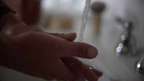 A cold wash at the end of the shave is refreshing and cleansing