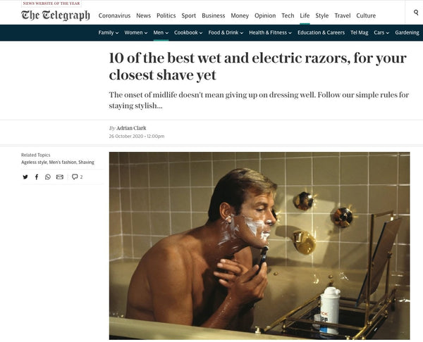 The Telegraph features Thomas Clipper double edge razors