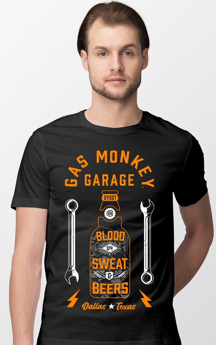 spanning duif straf Gas Monkey Garage Work & Play Officially Licensed Mens T-Shirt — Splashy