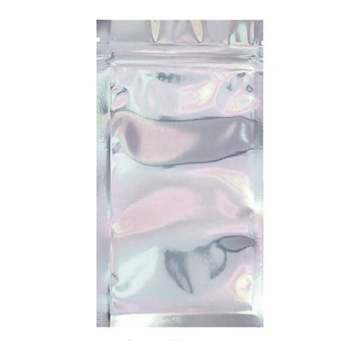 SLAPSTA - Half Ounce (14g) Single Seal Mylar Bags Holographic / Clear