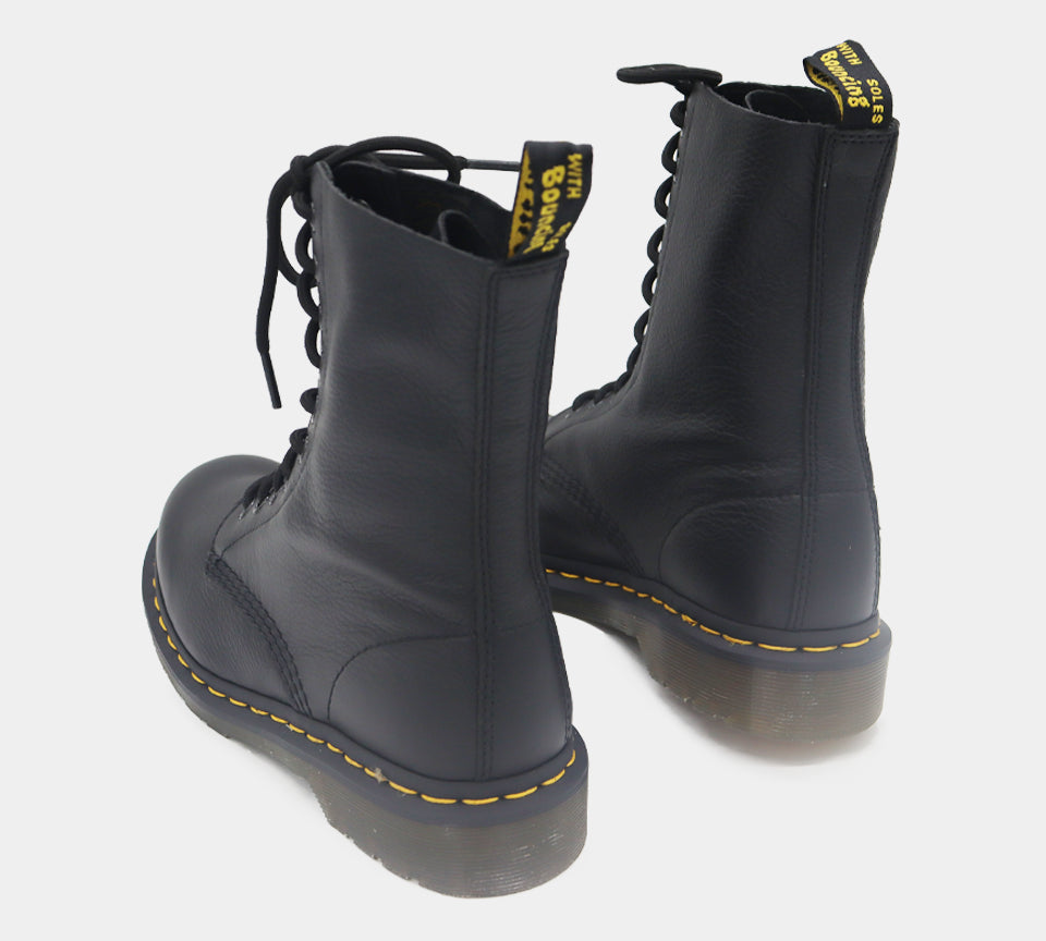 Dr. Martens 1460 Pascal Virginia Leather 22524001 Boots Black UK 3-8 ...