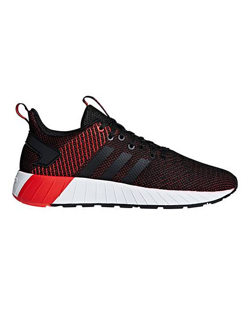 Adidas Questar BYD F35041 Black Red UK 6-11 – ViviFashion