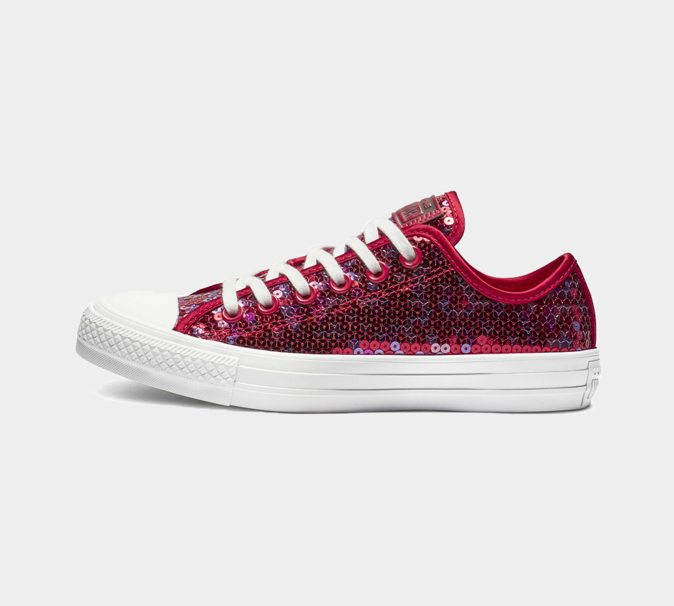 converse chuck taylor all star holiday scene sequin low top