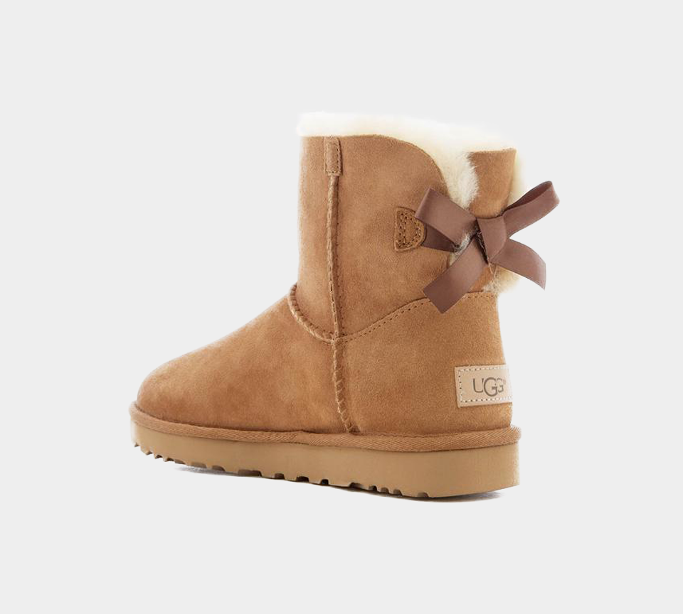 ugg mini bailey bow ii chestnut