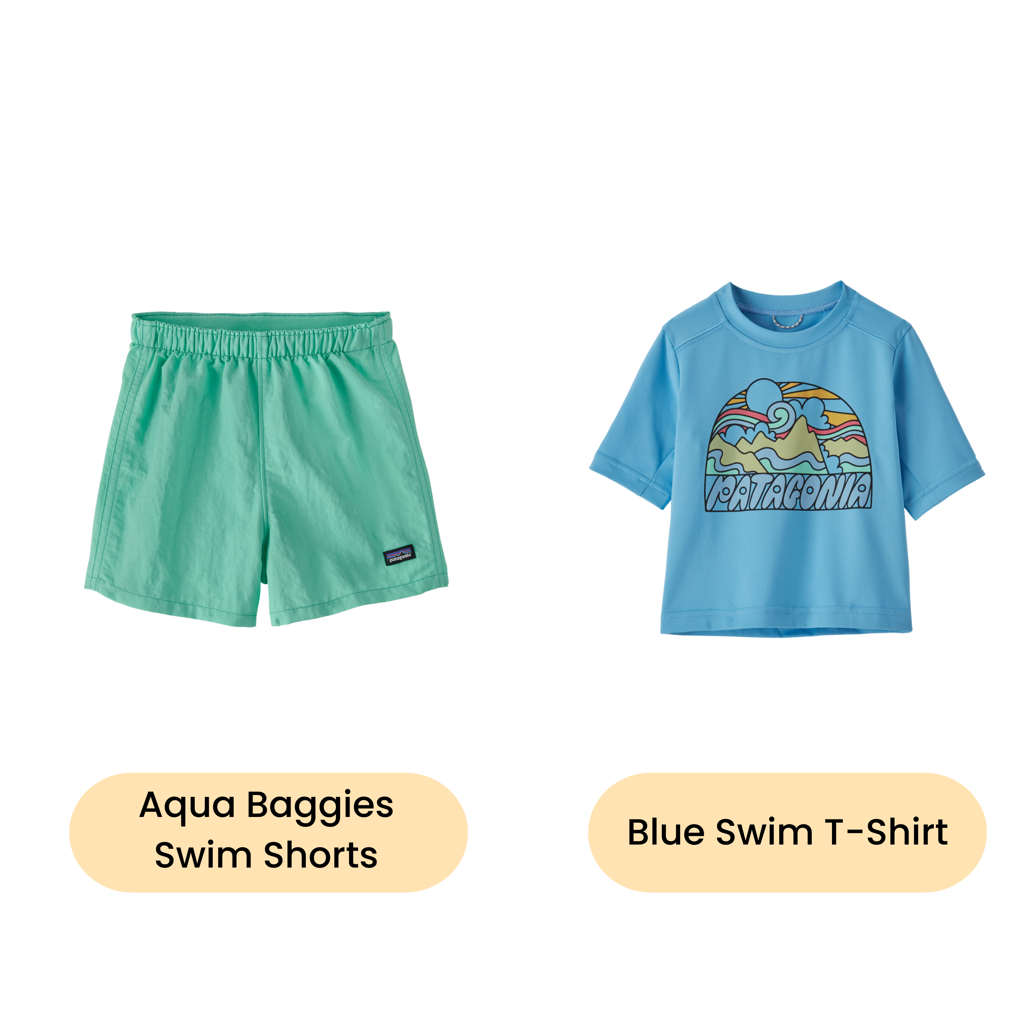 Patagonia kids swimwear - rented baby swimwear, rent baby clothes, rent kids swimear