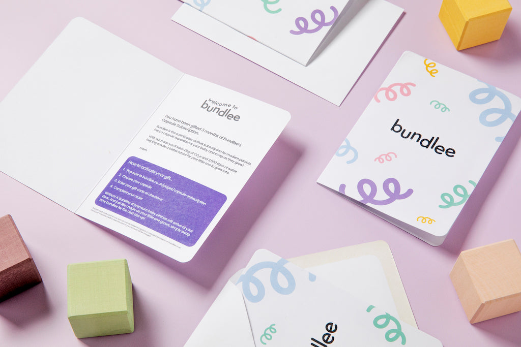 Bundlee gift cards - rent baby clothes