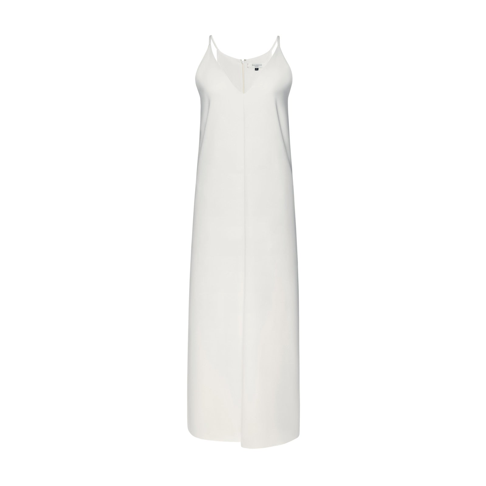 Tailored Ivory Slitted Slip Dress – Plan de Ville