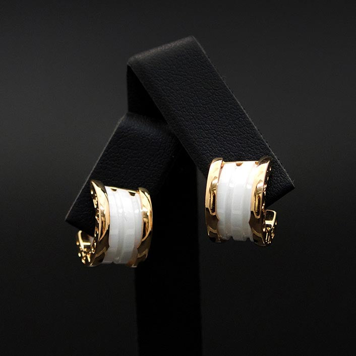 Nouveau Jewellers Manchester | 18ct Gold Bulgari Earrings