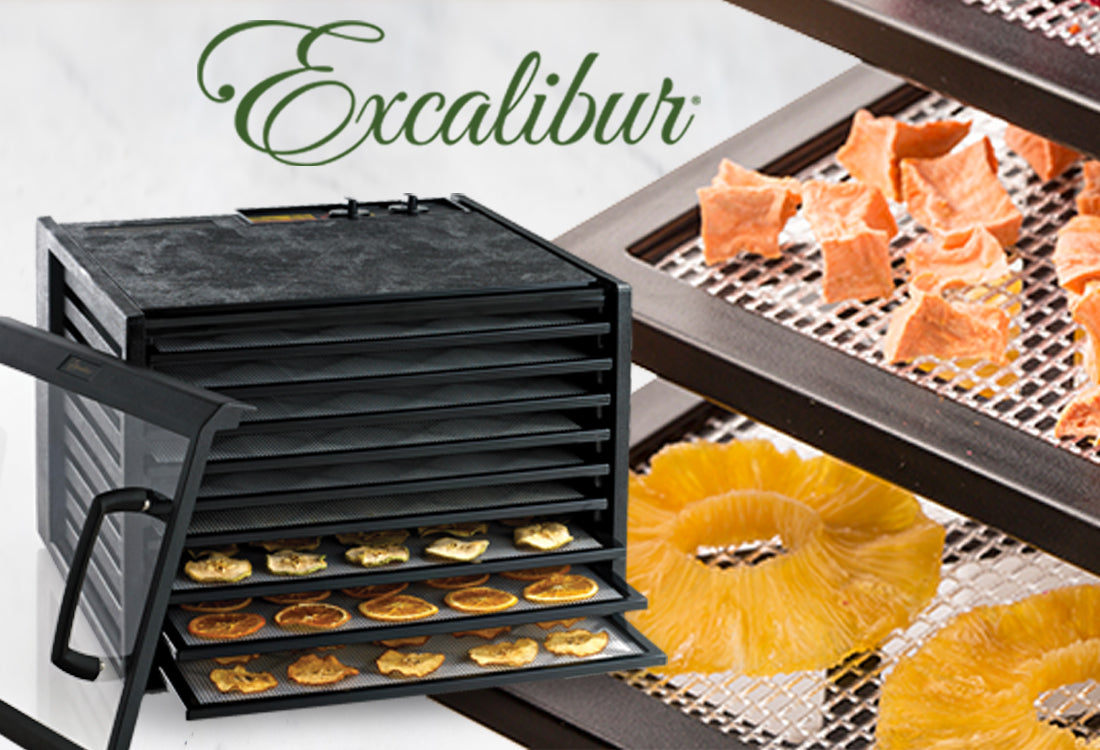 Excalibur 10 Tray Commercial Food Dehydrator with Two 99-Hour