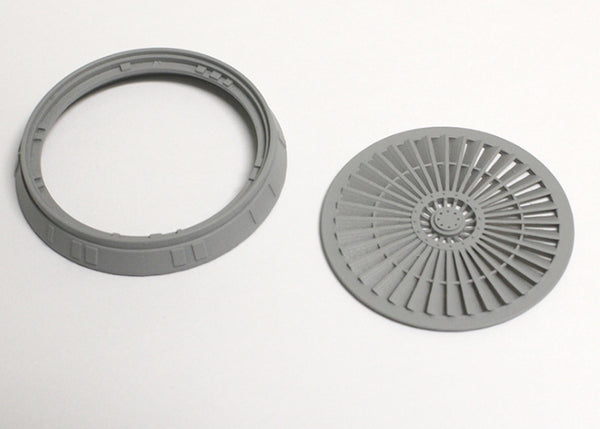 Set of Exhaust Ports with Grilles and Fans for the Engine Deck for 1/43 DeAgostini Millennium Falcon