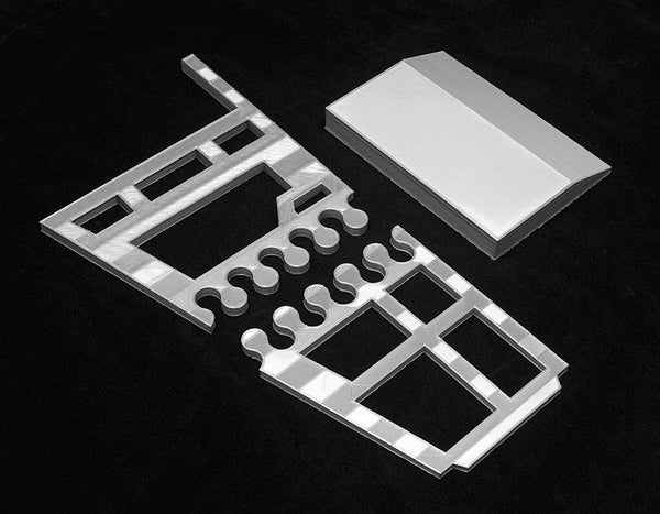 Aluminum, CPE and SLA Wing Assembly for 1/18 Hasbro Hero X-Wing Conversion