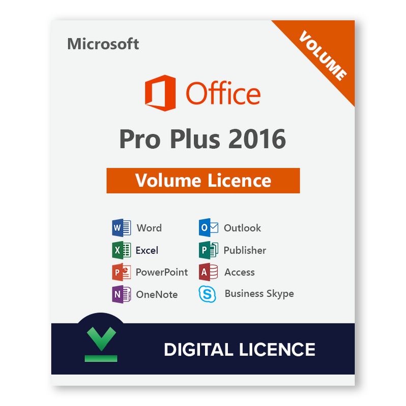 microsoft office volume license 2016