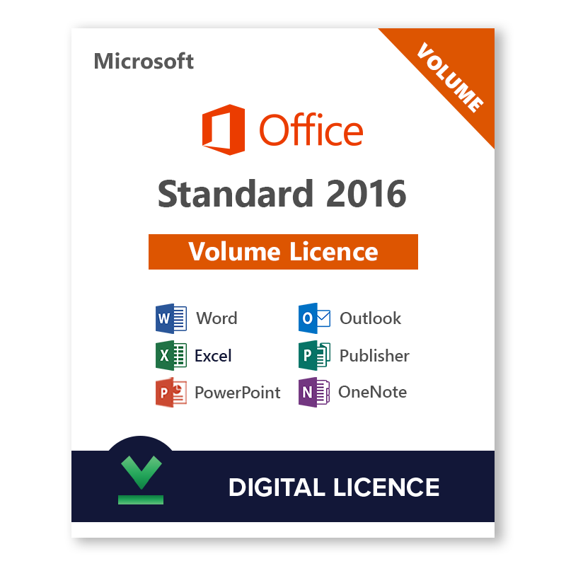 office 2016 volume license versions