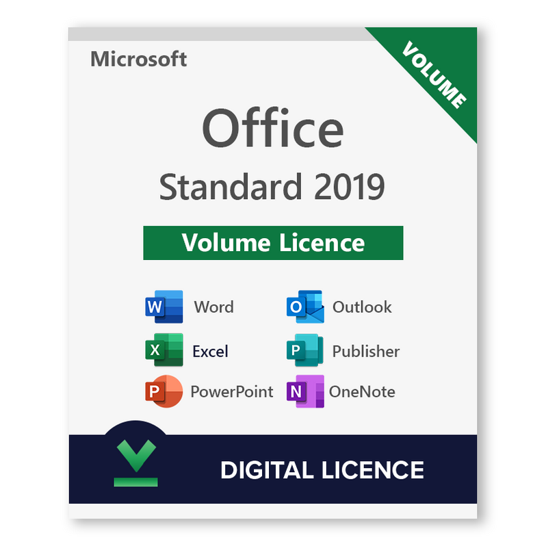 Microsoft Office 2019 Standard Volume Licence Digital Licence 8066