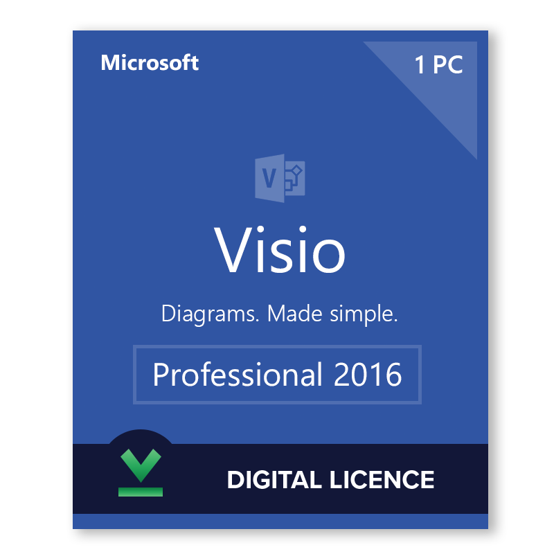 Buy Visio Professional 16 Digital Delivery Licencedeals Com
