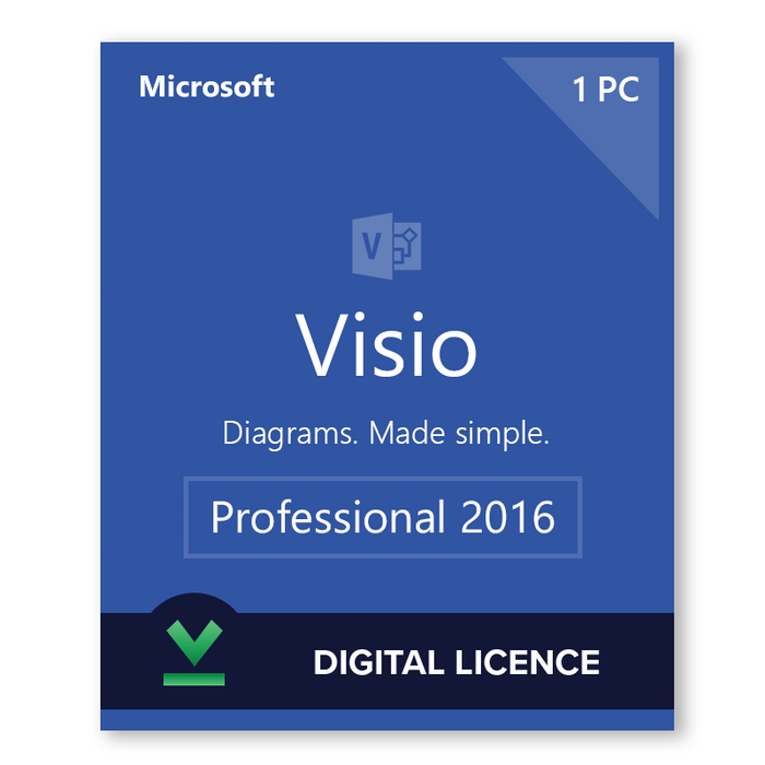 Buy Visio Professional 2016 Digital Delivery Licencedeals Com