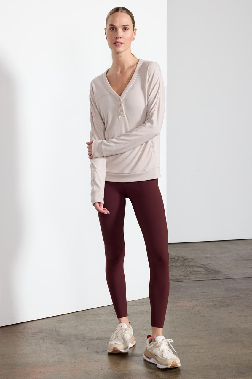 yoga capri legging with strappy hem (original price, $24.00) available at  #Maurices