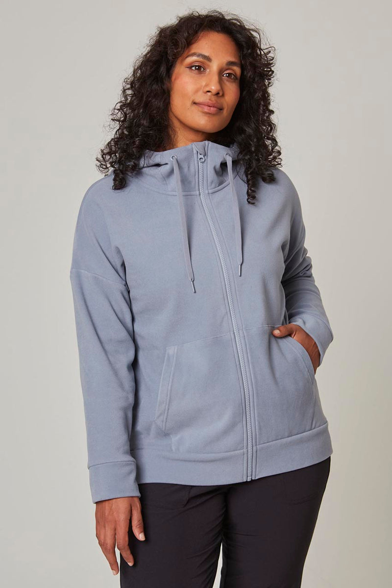 Women’s Cozy Full-Zip Velour Hoodie – Mondetta USA – MPG Sport USA