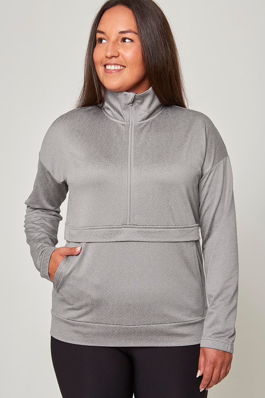 Mondetta performance gear half zip jacket MPG Small Womens Gray Striped  Orange - General Maintenance & Diagnostics Ltd