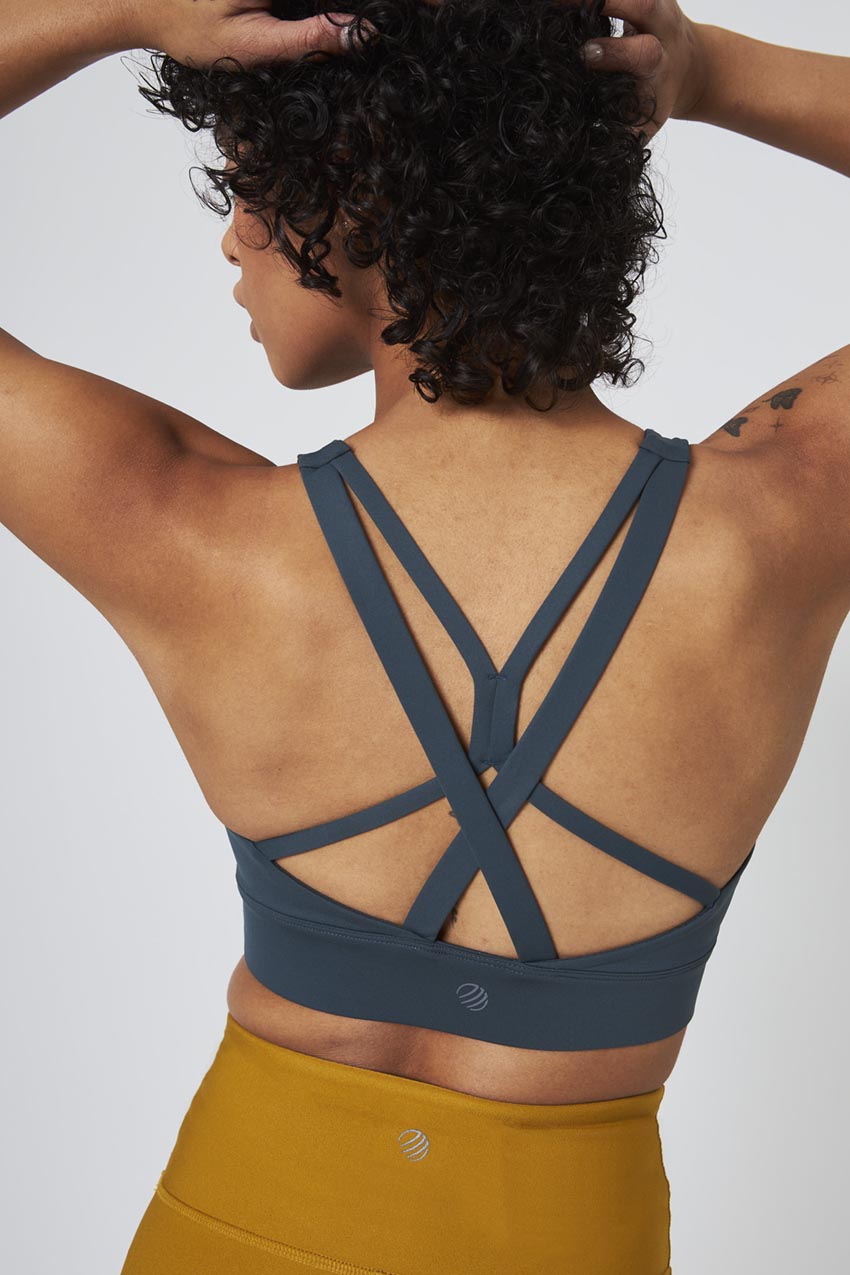 Explore Recycled Polyester Multi-Strap Light Support Sports Bra Peached –  MPG Sport Canada