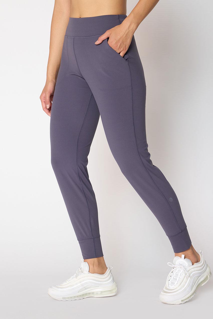 Vital 28 Side Pocket Maternity Jogger Peached