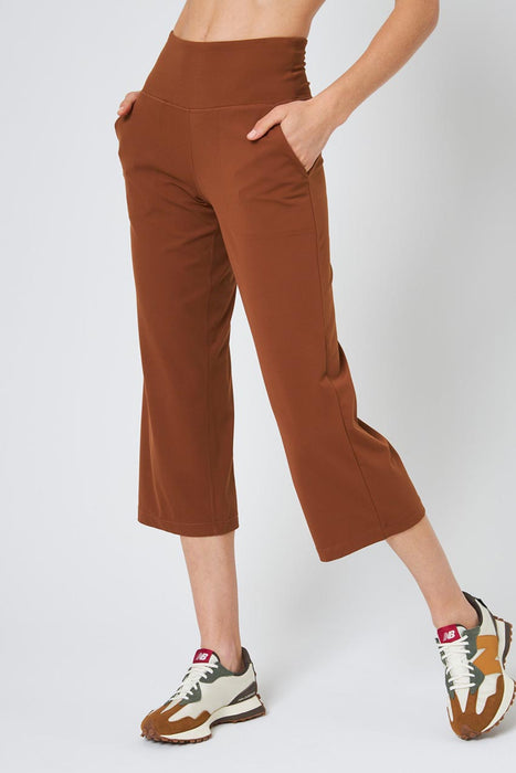 Vital Recycled Nylon High-Waisted Wide Leg Pant 30 Peached – MPG Sport