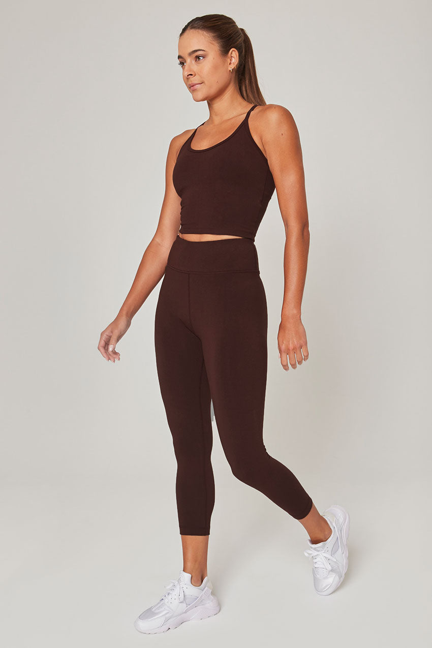 Alpine NRG High Waist Leggings - Brown - Performance & Sports