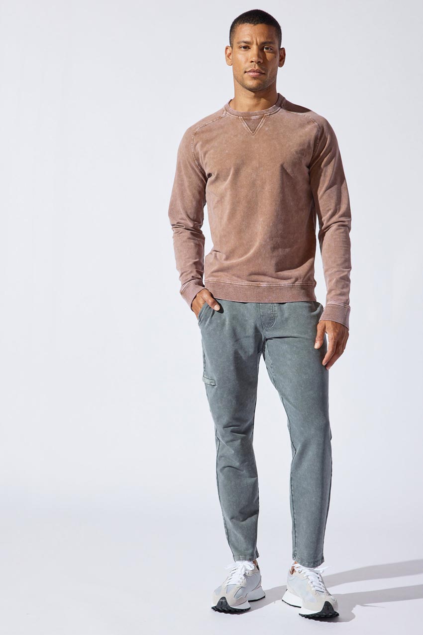 STRETCH WOVEN PANT, Men, MID GREY, notdisplayed