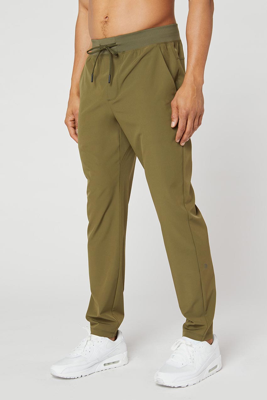 MONDETTA Ladies' Lined Tailored Travel Pants High-Rise Comfort Stretch  w'Pockets