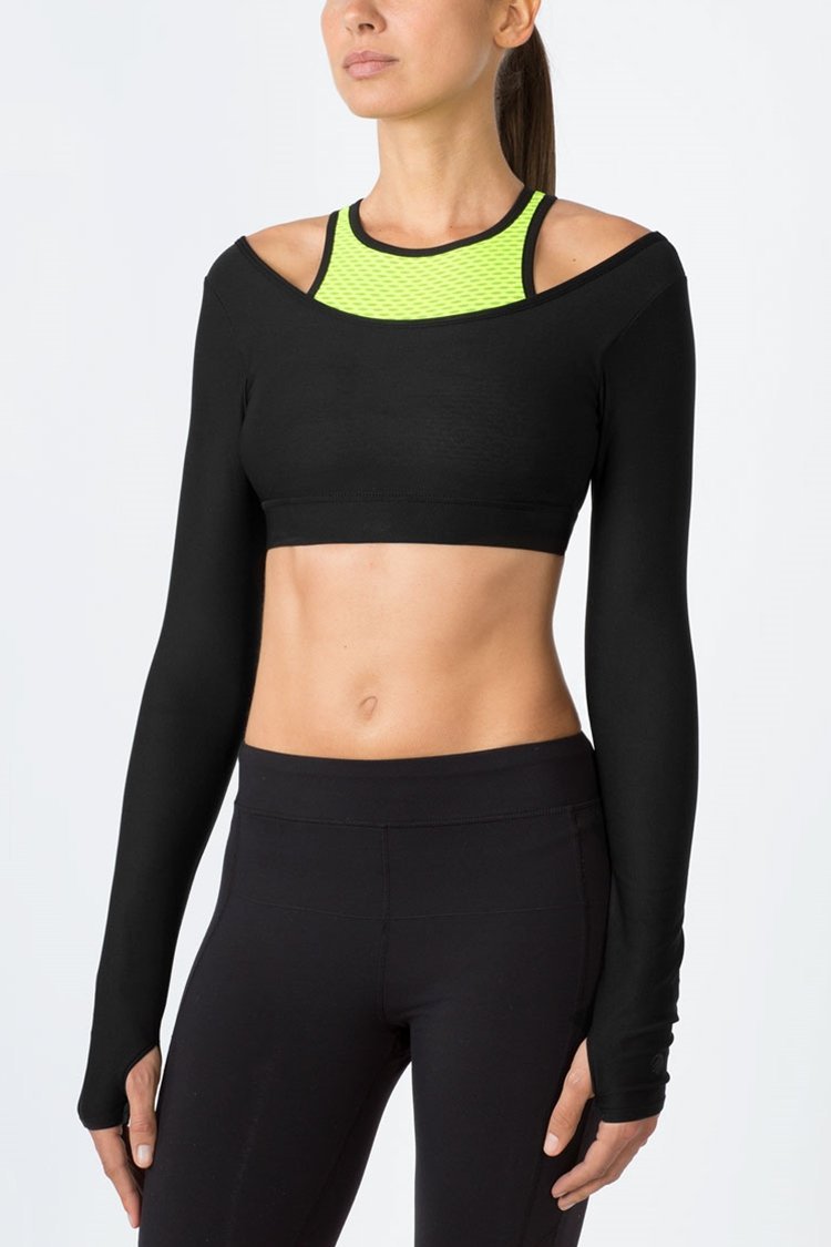 sports bra long sleeve