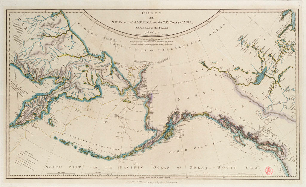 cook's third voyage map