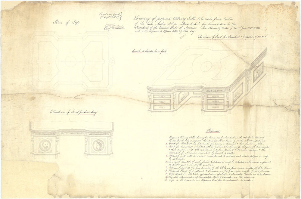 Plans For Us Presidents Desk