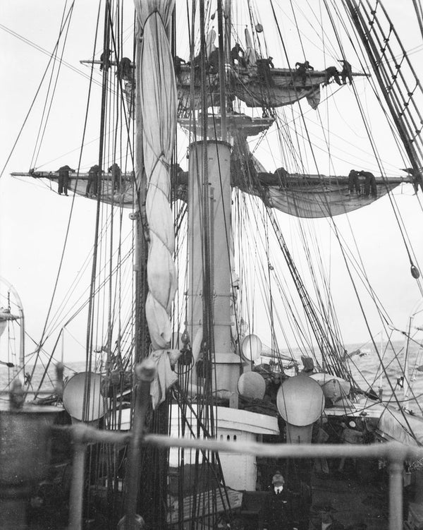 Looking forward towards the main and foremasts on HMS 'Penguin' (1876 ...