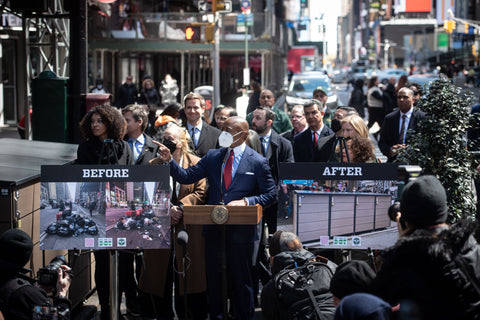 CITIBIN Trash enclosures in Times Square