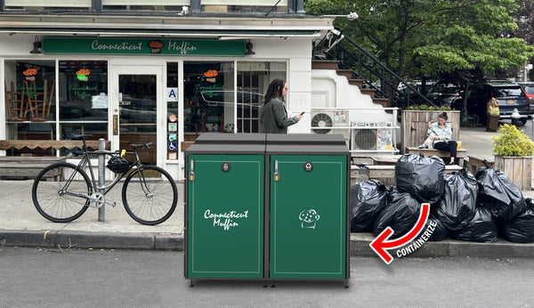 CITIBINs for trash and recycling containerization