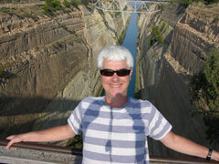 Jake at the Corinth canal