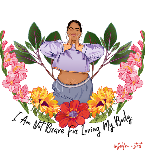 All boobs are good boobs just like all bodies are good bodies!! ♥️ Art by  @crystalro