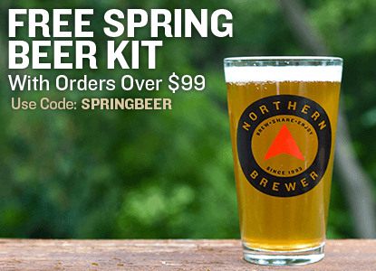 FREE SPRING BEER KIT With Orders Over $99 Use Code: SPRINGBEER