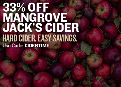 Take 33% off Mangrove Jacks Cider Recipe Kits. Use code CIDERTIME at checkout.