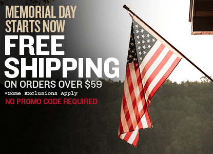 Memorial Day Starts Now! Free Shipping on Orders Over $59 No Promo Code Required