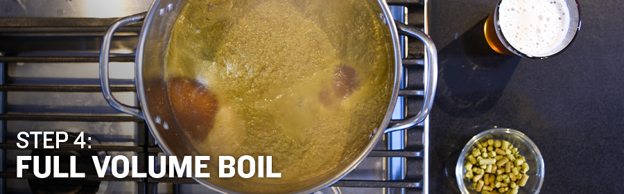 Step 4: Full Volume Boil