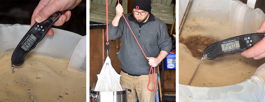 How to Brew in a Bag Thermometer
