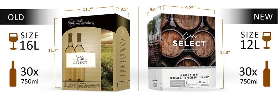 Cru Select New Packaging