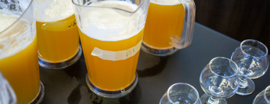 Omega Yeast's Cosmic Punch Pitchers of Beer