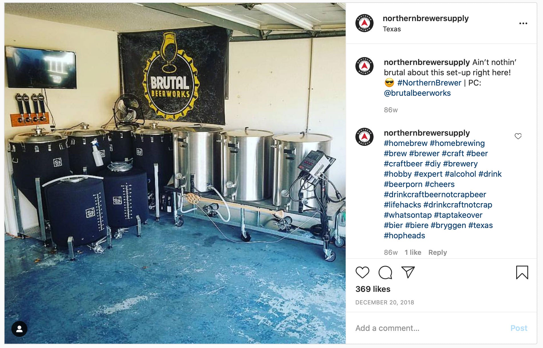 Homebrewer's Brew Cave Set Up