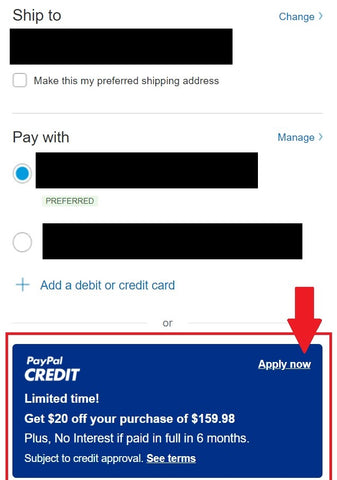Paypal Credit Buy Now Pay Over Time